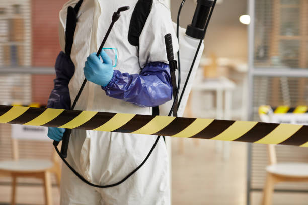 Professional Sewage Cleanup technician working in Pittsfield, MA